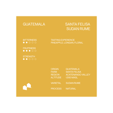 Load image into Gallery viewer, Filter Roast - Guatemala Santa Felisa Sudan Rume
