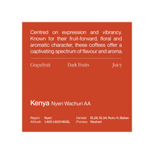Load image into Gallery viewer, ESPRESSO| Kenya Nyeri Wachuri AA
